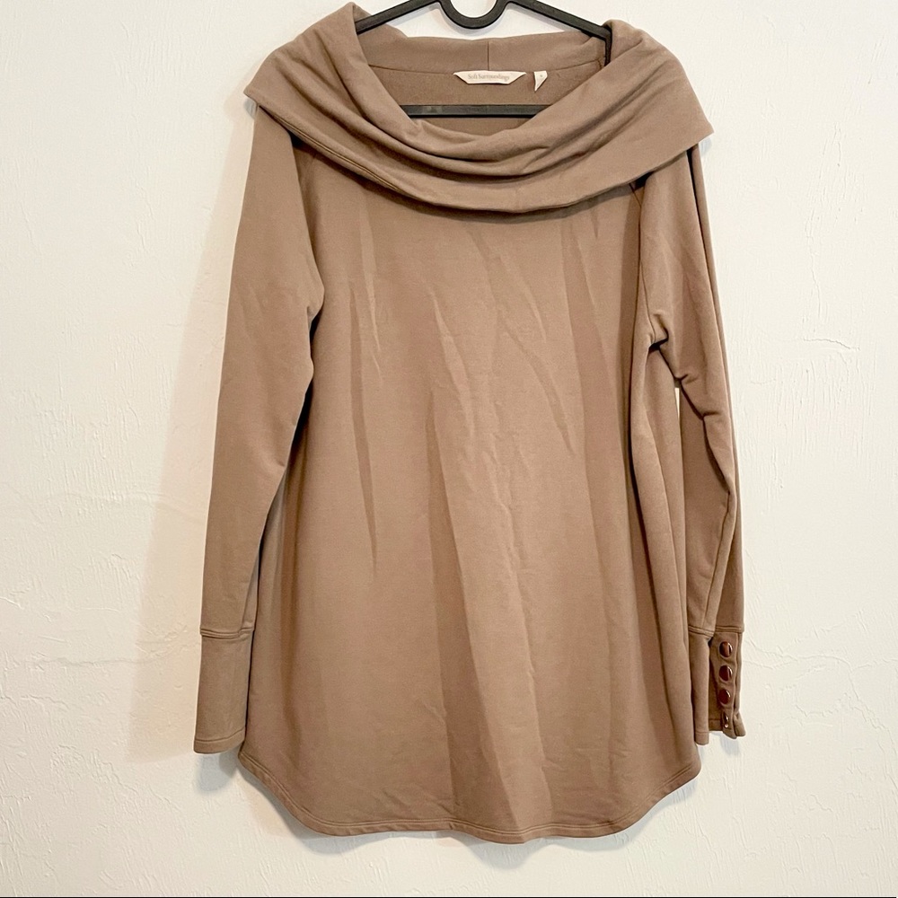 Pre-loved! SOFT SURROUNDINGS Tan Tunic Top!